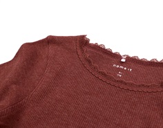 Name It apple butter/melange top